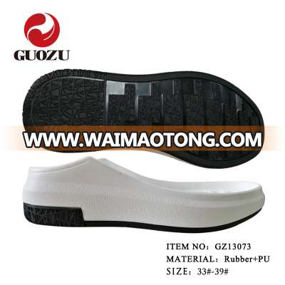 two color women PU+Rubber sole for sneaker making