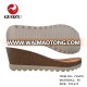 lady sandals pu shoe soles factory