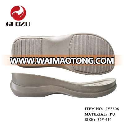 New design PU sole lady sandal sole for shoe factory