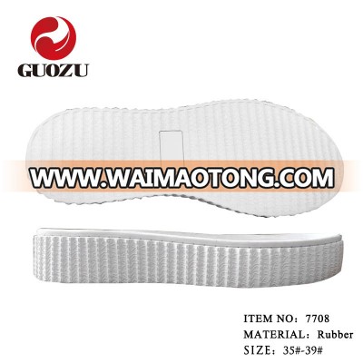 white rubber sole design for women sneaker