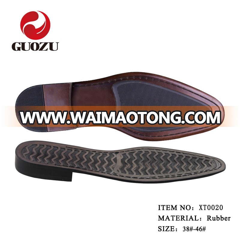 durable rubber shoe sole for classic men dress shoes